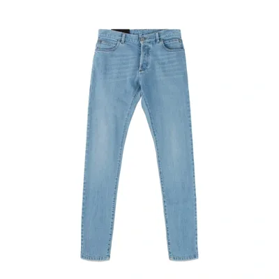 Balmain Slim Fit Jeans In Blue