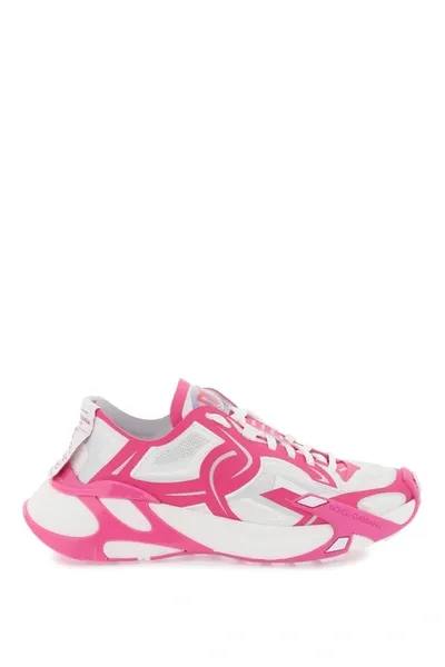 Dolce & Gabbana Fast Sneakers Fuchsia In Multicolor