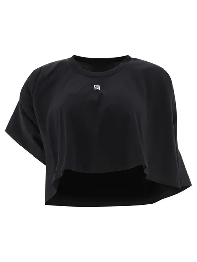 Givenchy Cropped T-shirt In Black