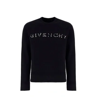 Givenchy Logo Sweater In Black