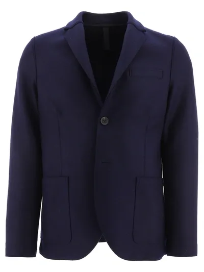 Harris Wharf London Wool Blazer In Blue