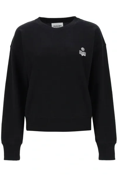 Marant Etoile Isabel  Mobyla Crew Neck Sweatshirt In Black