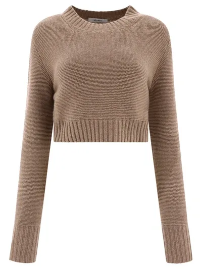 Max Mara Kaya Sweater In Sabbia