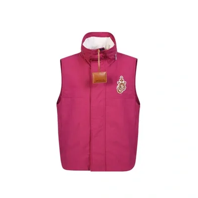 Moncler Genius Padded Gilet In Pink