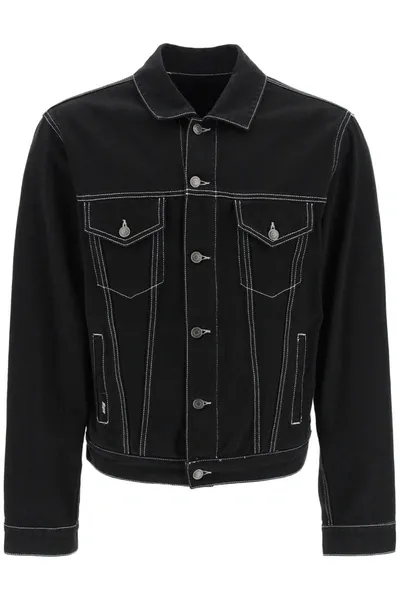 Msgm Military Long Sleeves Jacket In Black