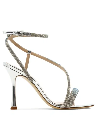 Ninalilou Biba 905 Sandals In Silver