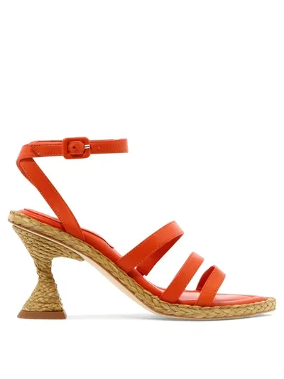 Paloma Barceló Heeled Sandals Paloma Barcelò Woman Color Orange