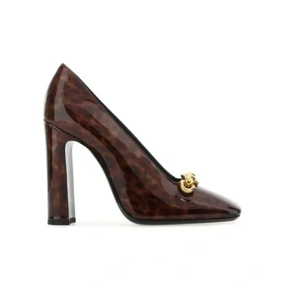 Saint Laurent Heeled Shoes In Brown