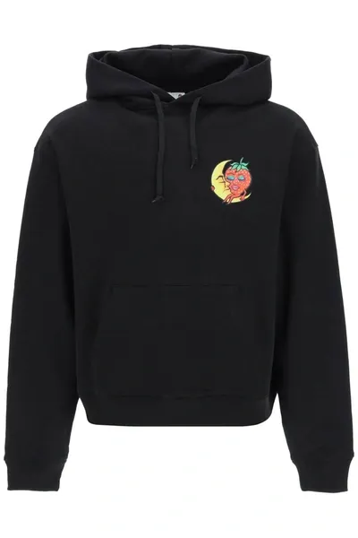 Sky High Farm Perennial Will Sheldon Hooded Sweatshirt In Black