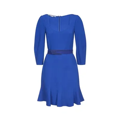 Stella Mccartney Long Sleeved Dress In Blue