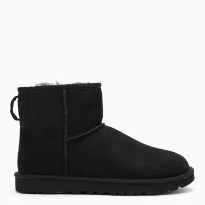 Ugg Classic Mini Ii Suede Boots In Black