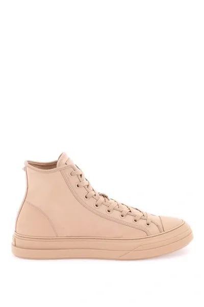 Valentino Garavani High-top Lace-up Sneakers In Multicolor