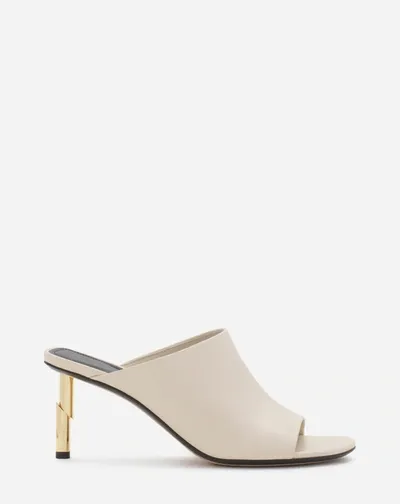 Lanvin Sequence Mules In Milk