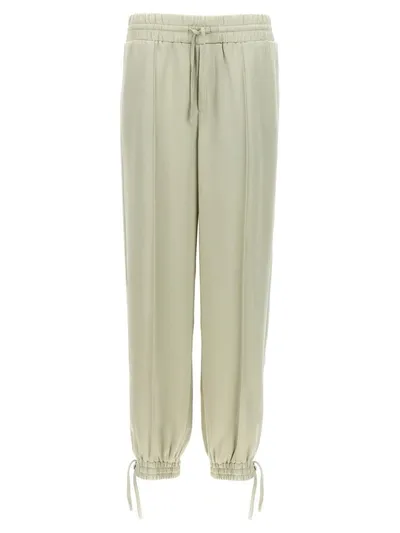 Jil Sander Smooth Joggers In Beige