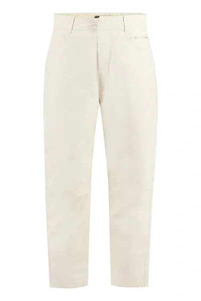 Stone Island Shadow Project Cotton Blend Trousers In Sand