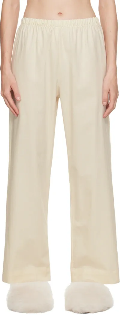 Baserange Elasticated-waist Silk Palazzo Pants In Neutrals