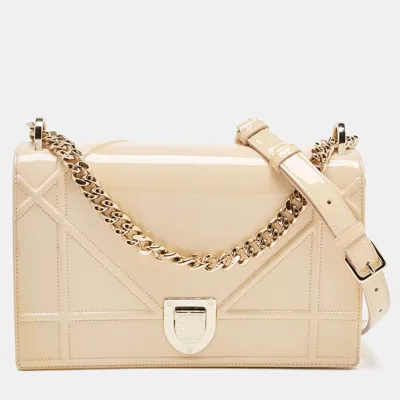 Pre-owned Dior Ama Shoulder Bag In Beige