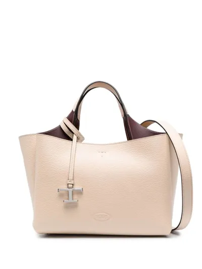 Tod's Tote Bag In Pink & Purple