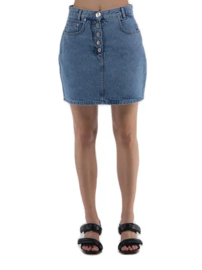 Moschino Denim Skirt In Blue