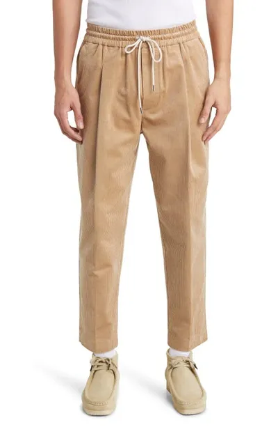 Drôle De Monsieur Drawstring-waist Corduroy Trousers In Brown