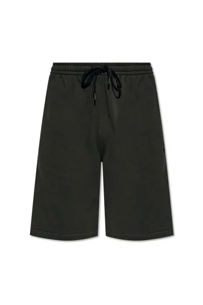 Isabel Marant Mahelo Logo Printed Drawstring Shorts In Black