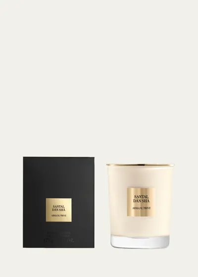 Armani Collezioni Santal Dān Shā Candle, 175 G In Black