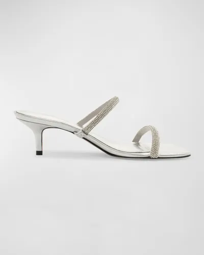 Schutz Taliah Pin Heel In Crystal