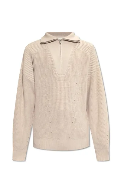 Isabel Marant Zip Detailed Long In Beige