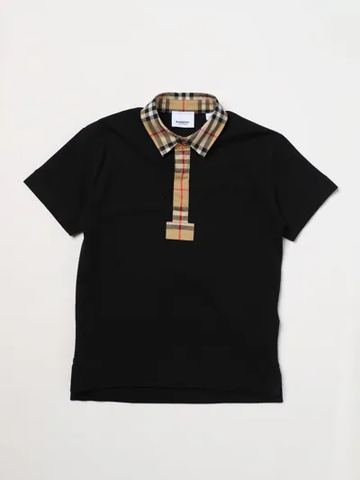 Burberry Polo Shirt  Kids Kids Color Black