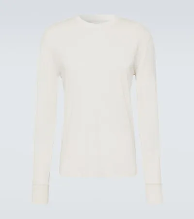 Tom Ford Cotton-blend Jersey Sweatshirt In Beige