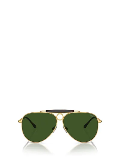 Polo Ralph Lauren Eyewear Pilot Frame Sunglasses In Gold