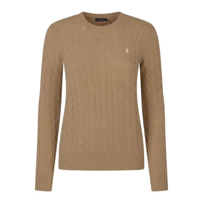 Polo Ralph Lauren Julianna Long Sleeve Pullover In Brown