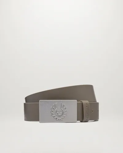 Belstaff Phoenix Buckle Belt In Taupe