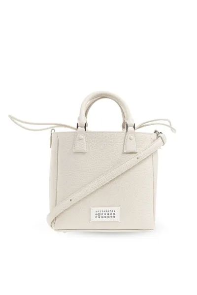 Maison Margiela 5ac Vertical Top Handle Bag In Gray