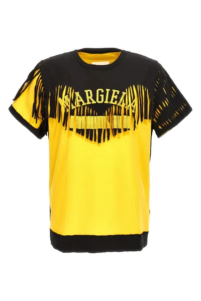 Maison Margiela Man T-shirt Stampa In Multicolor