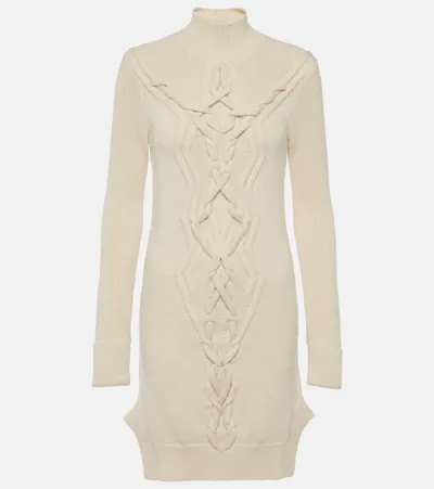 Isabel Marant Atina Sweater Dress In Beige