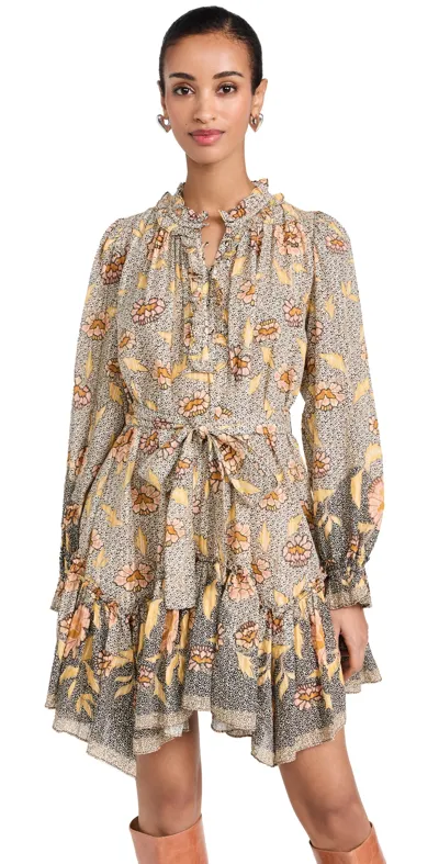 Ulla Johnson Anais Dress Chrysanthemum 14 In Yellow