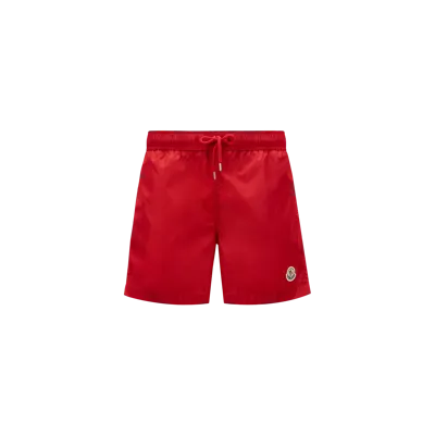 Moncler Collection Swim Shorts Red