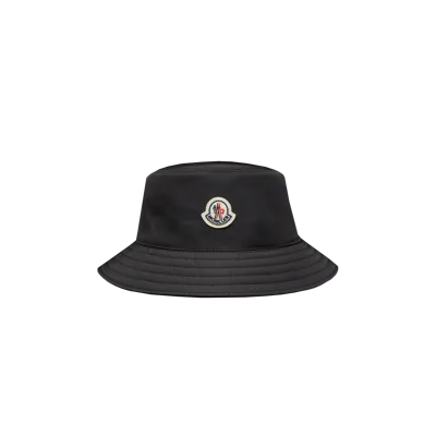 Moncler Collection Logo Bucket Hat Black