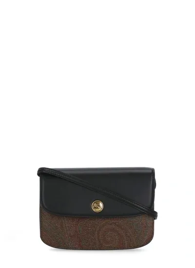 Etro Essential Crossbody Bag In Black