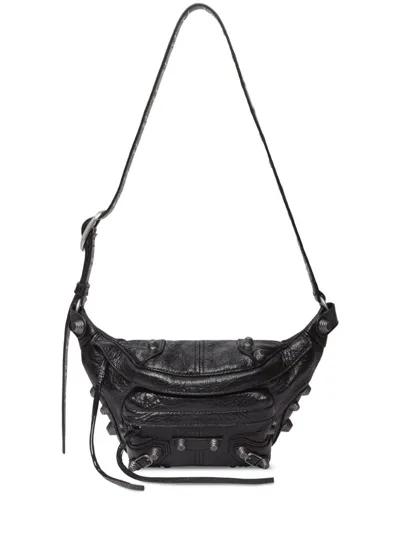 Balenciaga Black Le Cagole Studded Belt Bag