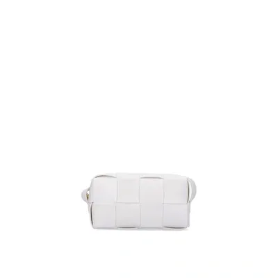 Bottega Veneta Brick Cassette Shoulder Bag In White