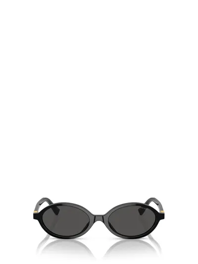 Miu Miu Eyewear Oval In Black