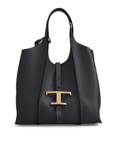 Tod's Amanda Tsb Shopping Bag In Black