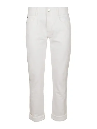 Stella Mccartney Stretch Bootcut Five-pocket Jeans In White