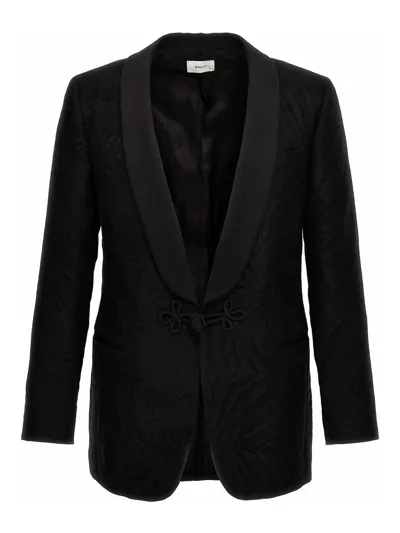 Bally Jaquard Blazer In Black