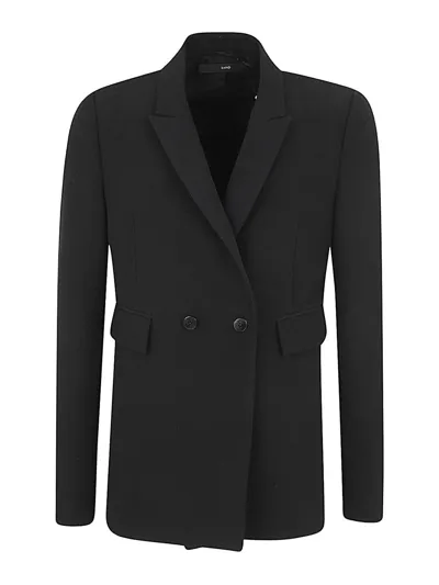 Sapio Panama Long Jacket In Black