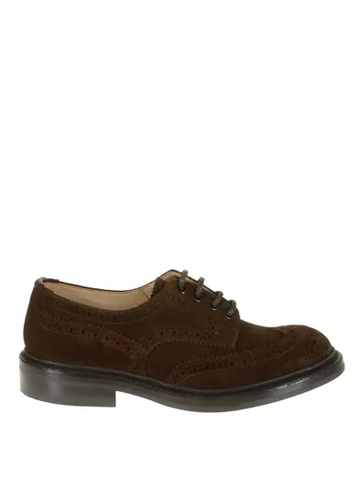 Tricker's Bourton Suede Dainite In Marrón