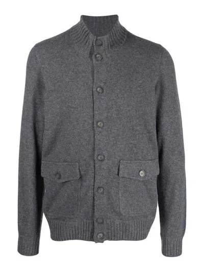 Barba Bomber Jacket In Grey