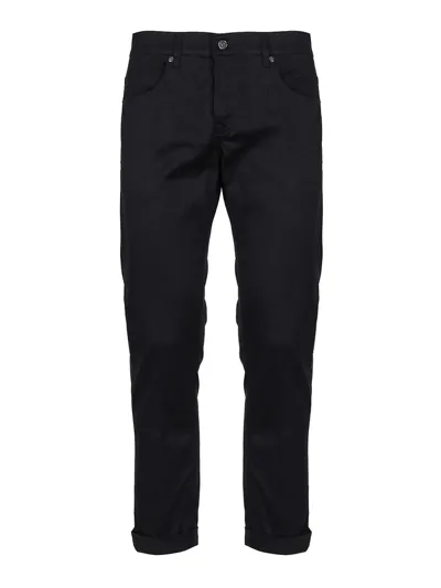 Dondup Alex Super Skinny Jeans In Stretch Denim In Black